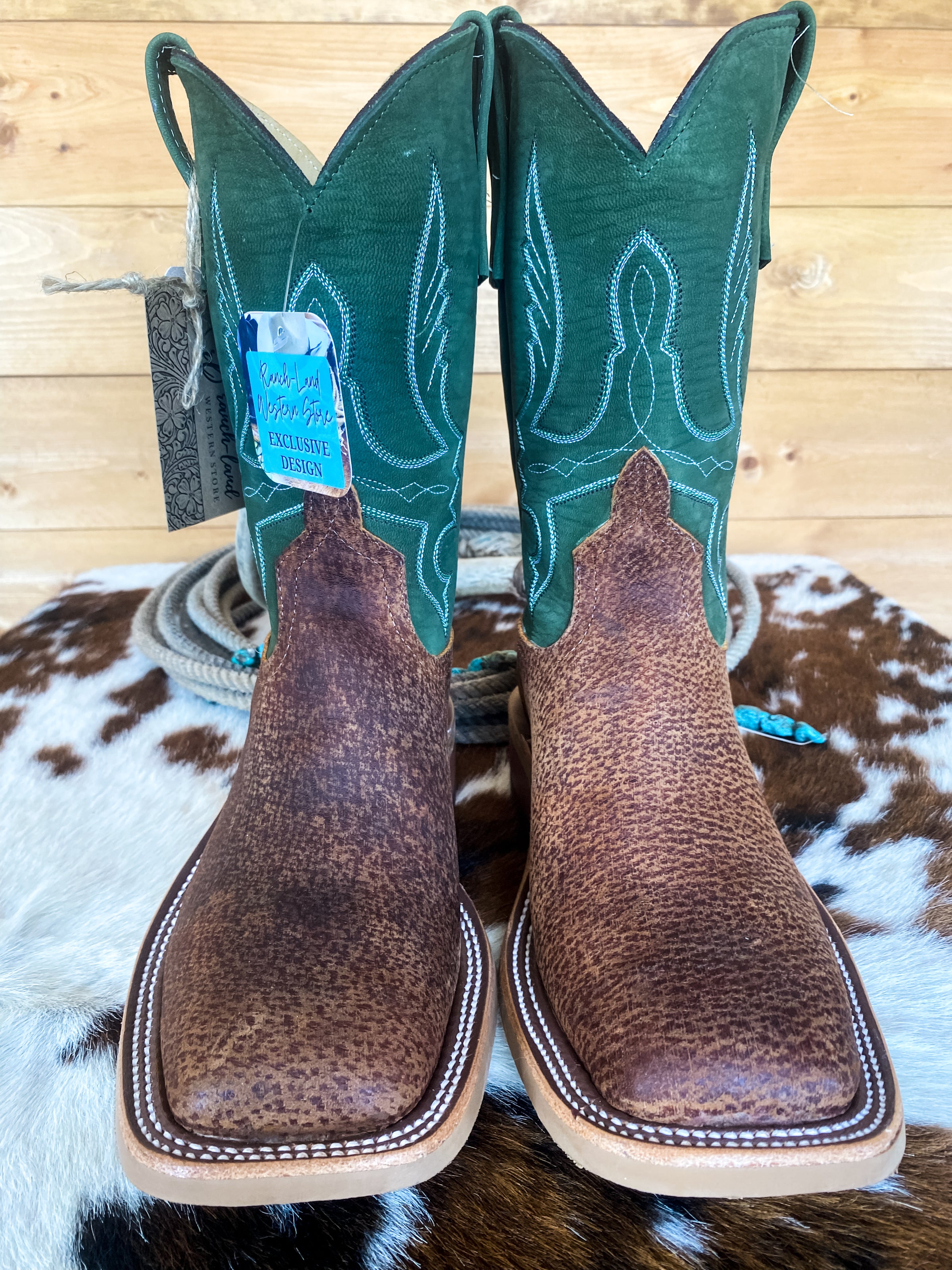 Anderson Bean Havana Tag Boar Square Toe Boots | Ranch-Land  display picture 3