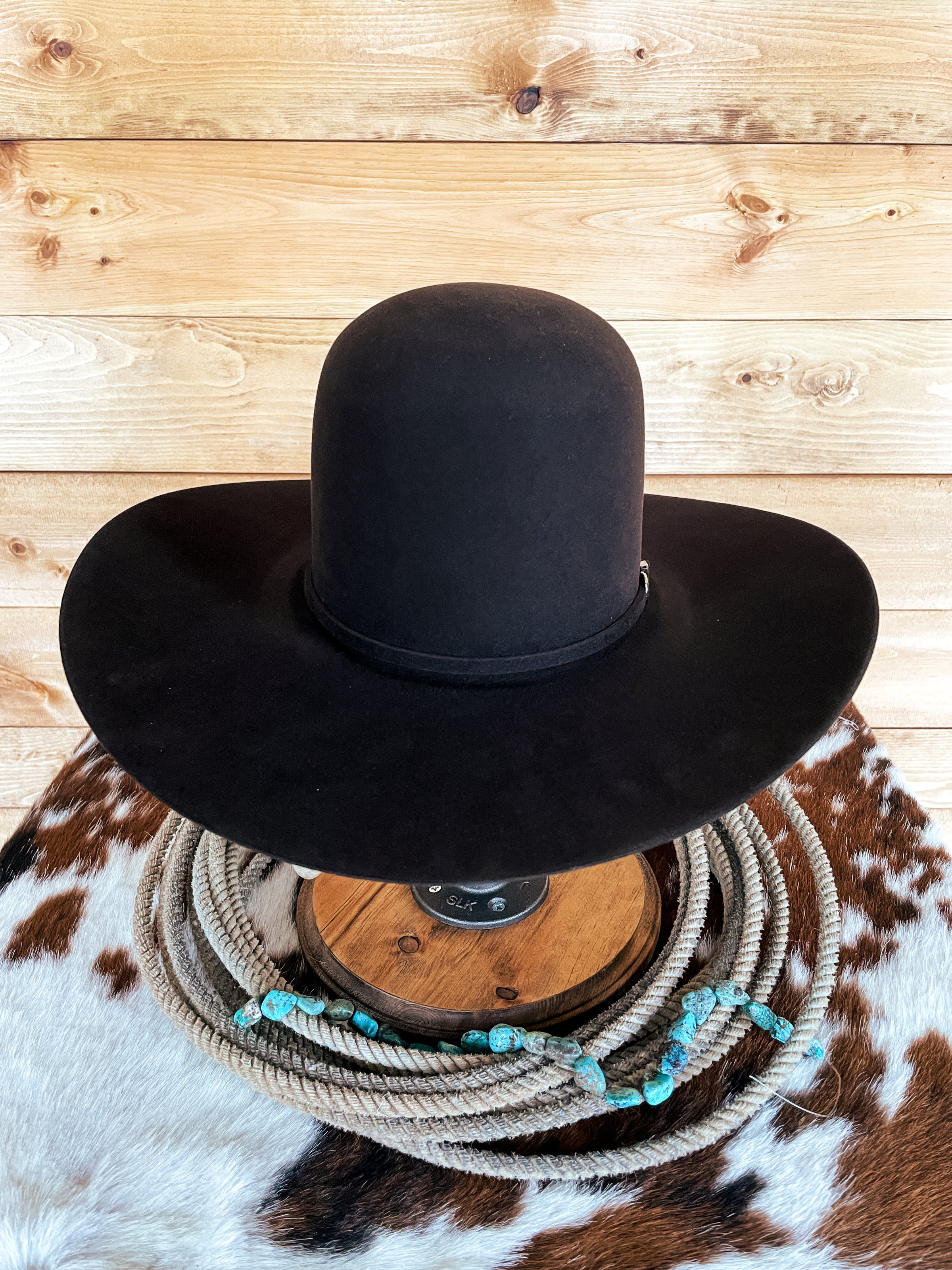 Rodeo King 10X Chocolate Open Crown Felt Hat | Ranch-Land Western