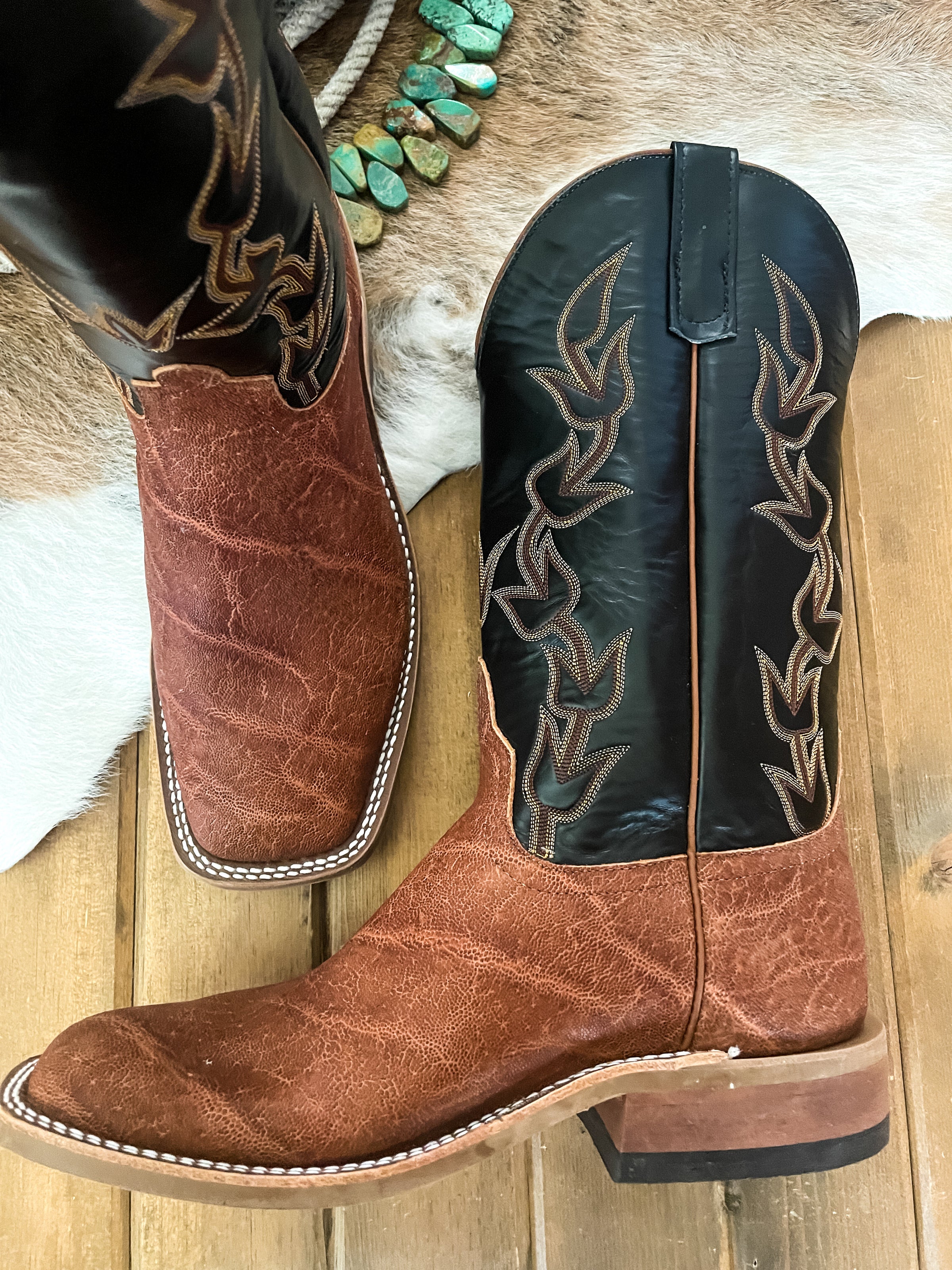 Anderson Bean Havannah Elephant Square Toe Boots | Ranch-Land