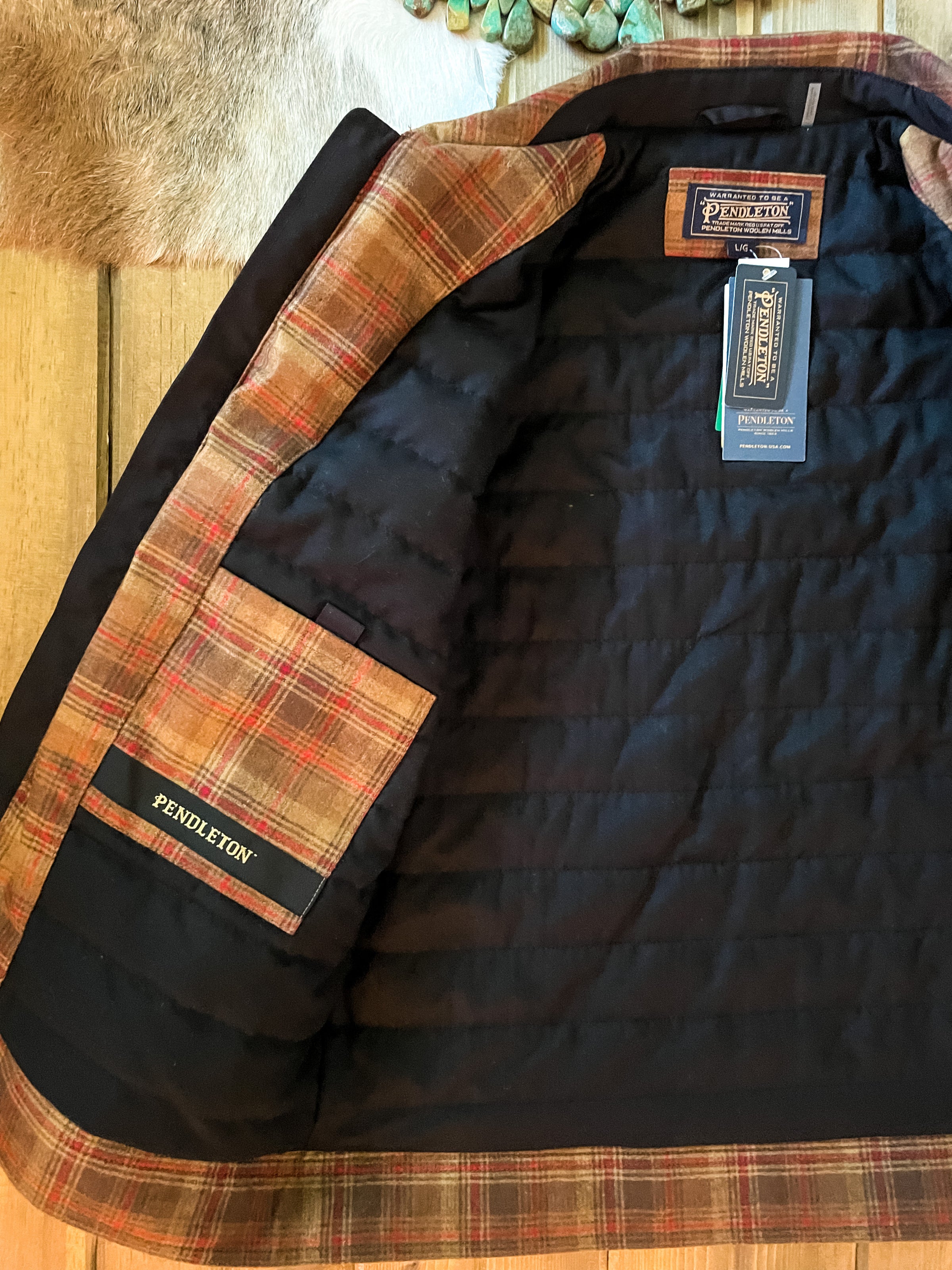 Pendleton Saddle Plaid Mt. Hood Standard Jacket | Ranch-Land