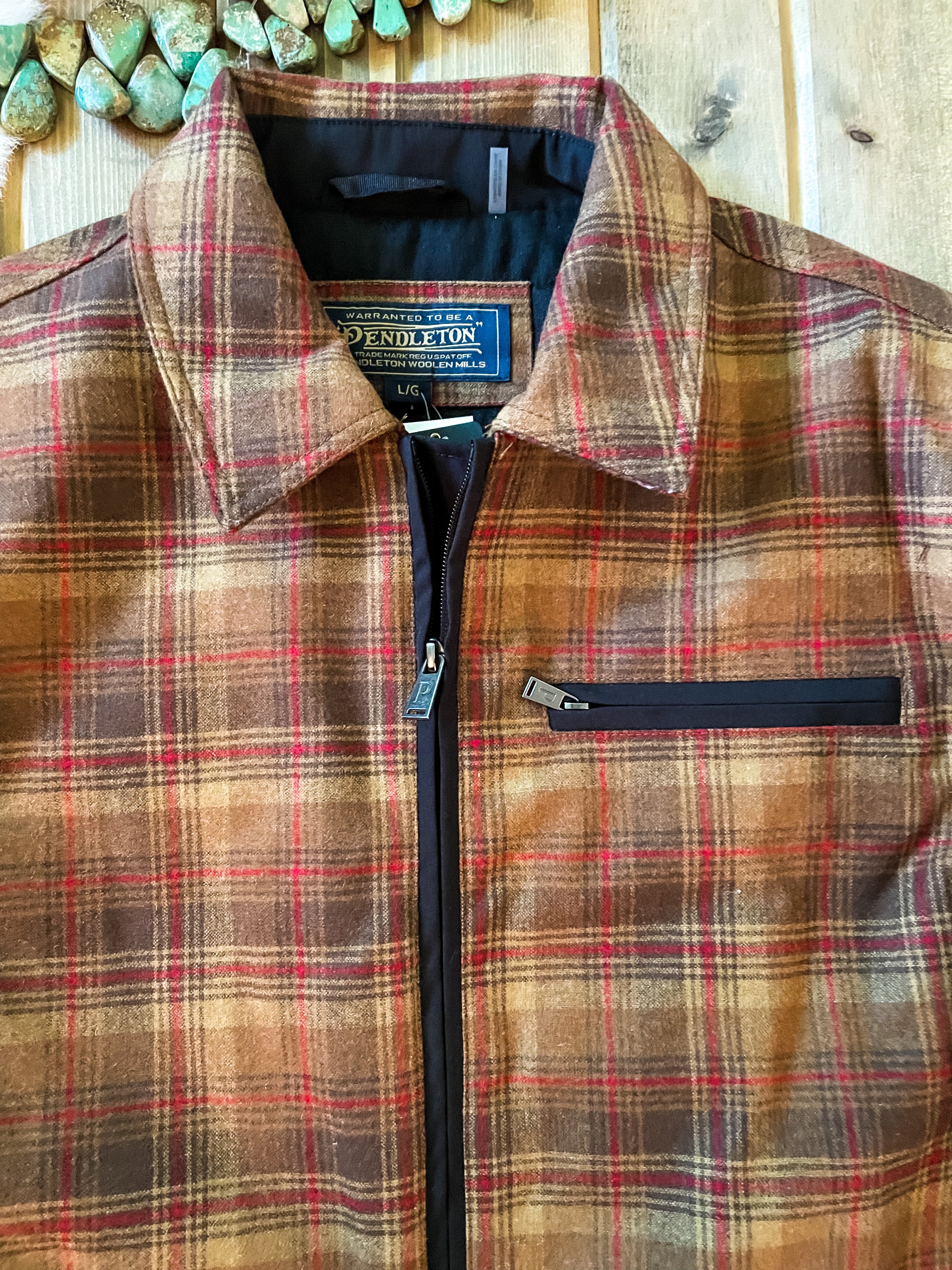 Pendleton Saddle Plaid Mt. Hood Standard Jacket | Ranch-Land