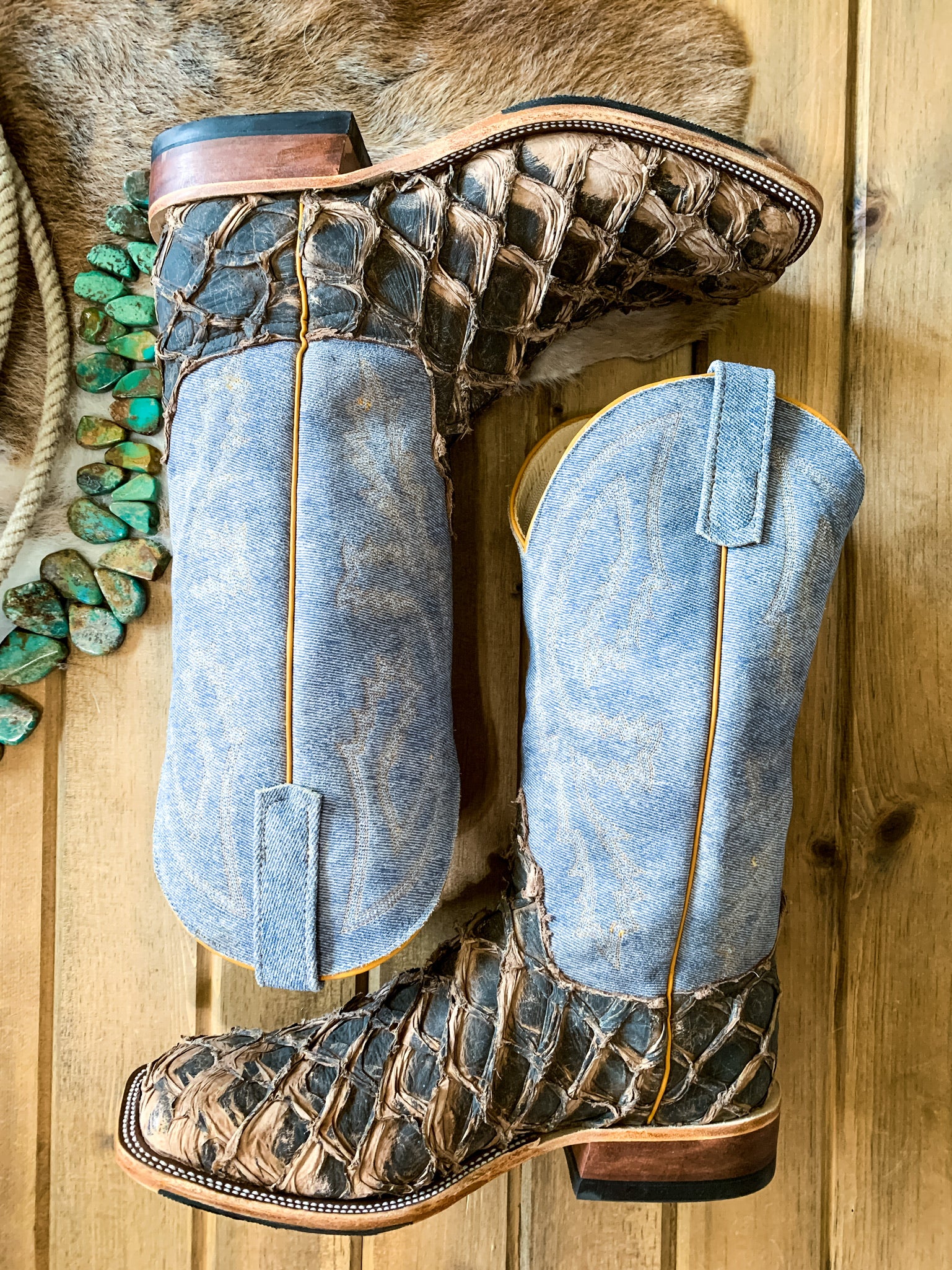 Anderson Bean Brazilian Big Bass Square Toe Boots | Ranch-Land Western ...