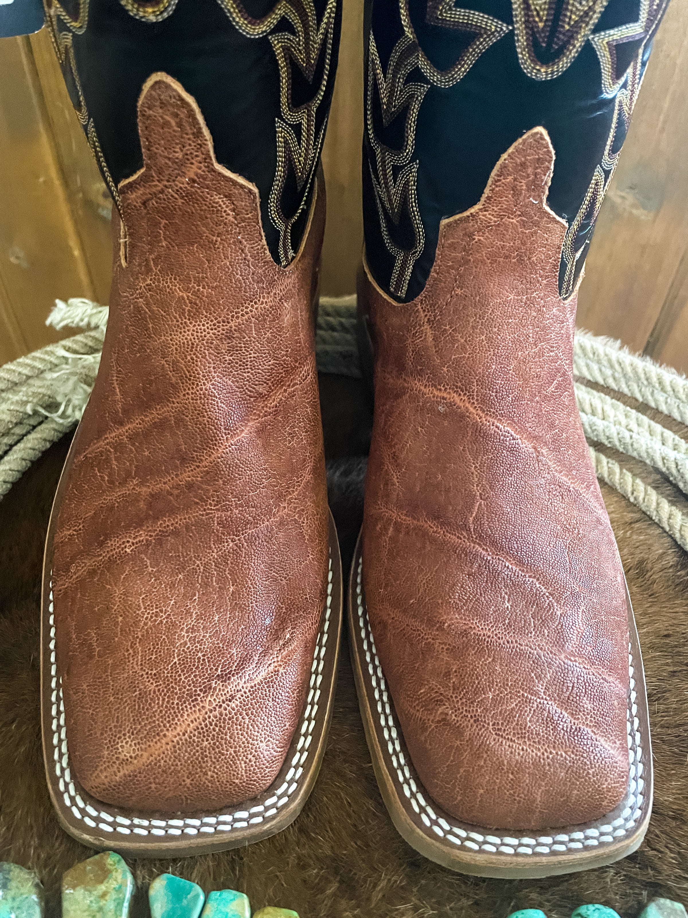 Anderson Bean Havannah Elephant Square Toe Boots | Ranch-Land