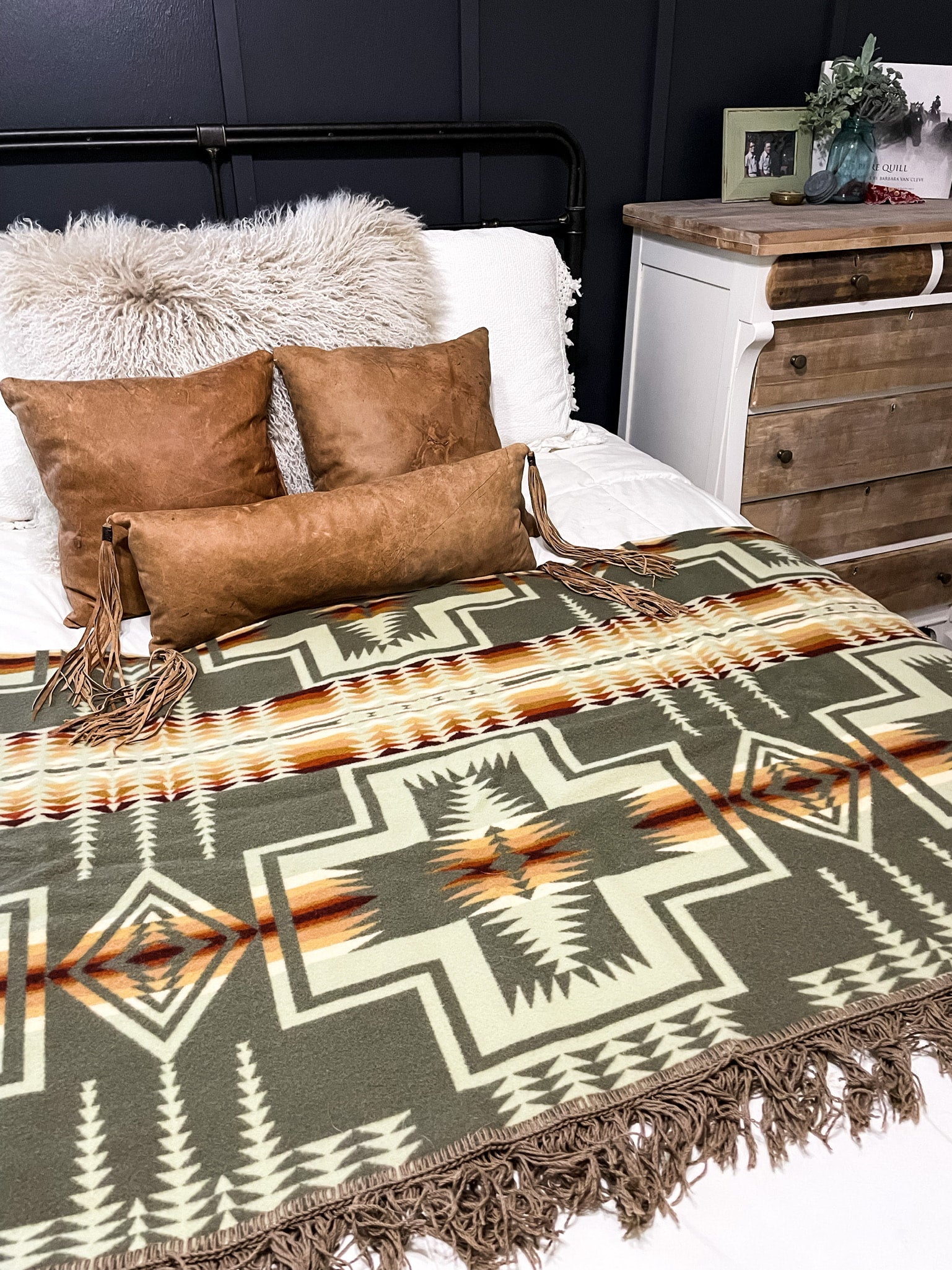 Pendleton Thyme Harding Wool Shawl Blanket | Ranch-Land Western Store