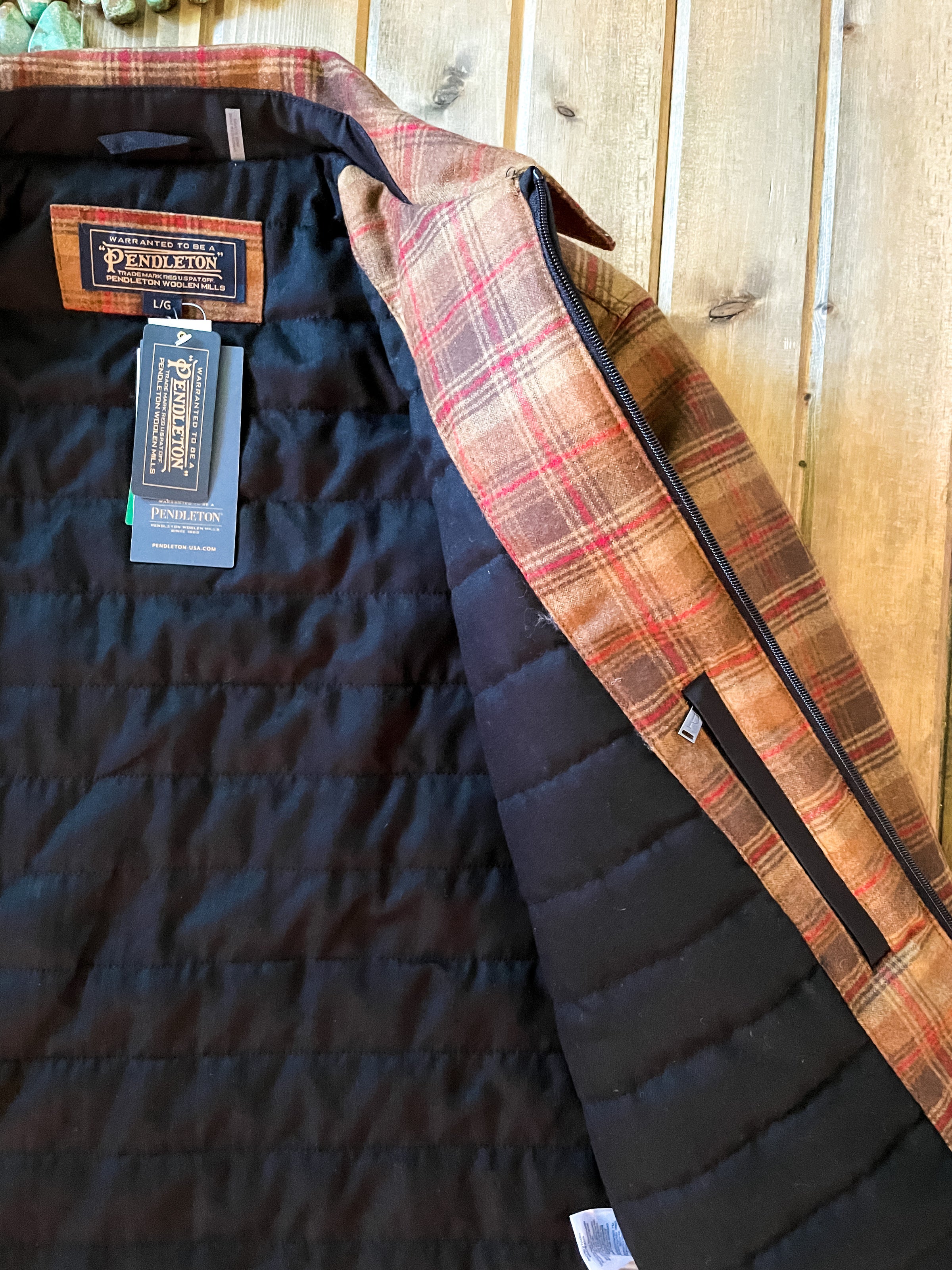 Pendleton Saddle Plaid Mt. Hood Standard Jacket | Ranch-Land